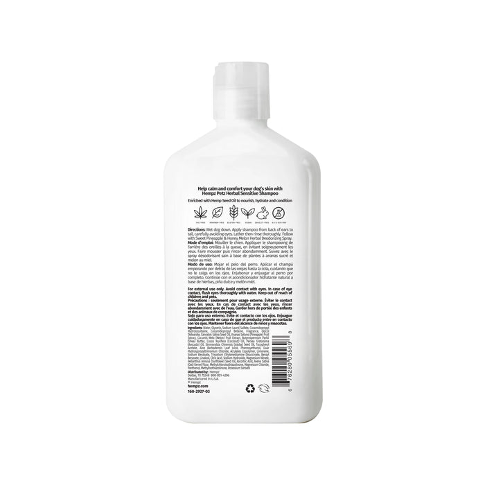 Hempz Couture Petz Sweet Pineapple & Honey Melon Herbal Sensitive Shampoo