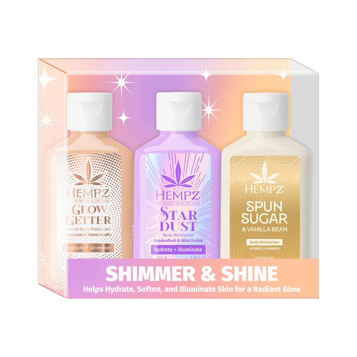 Hempz Couture Shimmer & Shine Shimmer Moisturizing Lotion Gift Set