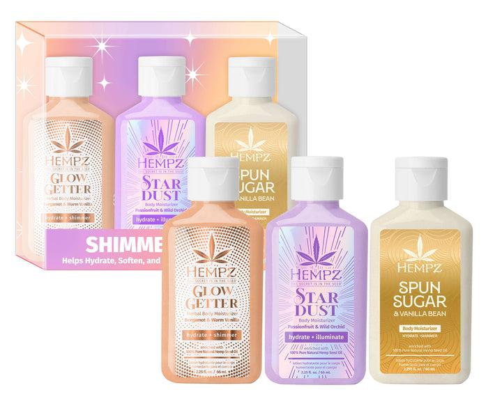 hempz couture Shimmer & Shine Shimmer Moisturizing Lotion Gift Set