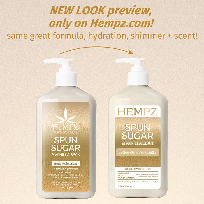Hempz Couture Spun Sugar & Vanilla Bean Shimmer Body Moisturizer