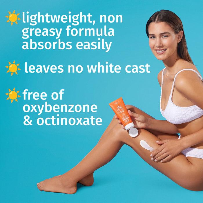 Hempz Couture Sweet Pineapple & Honey Melon Herbal Body Moisturizing Sunscreen SPF 30