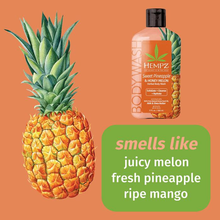 Hempz Couture Sweet Pineapple & Honey Melon Herbal Body Wash