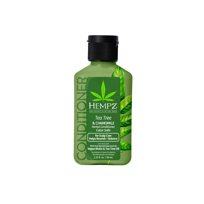 Hempz Couture Tea Tree & Chamomile Herbal Conditioner With Vegan Biotin & Tea Tree Oil For Scalp Care