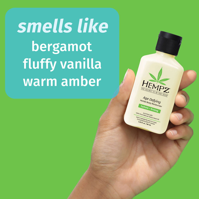 Hempz Couture Travel-Size Age-Defying Herbal Body Moisturizer With Peptides + Amino Acid
