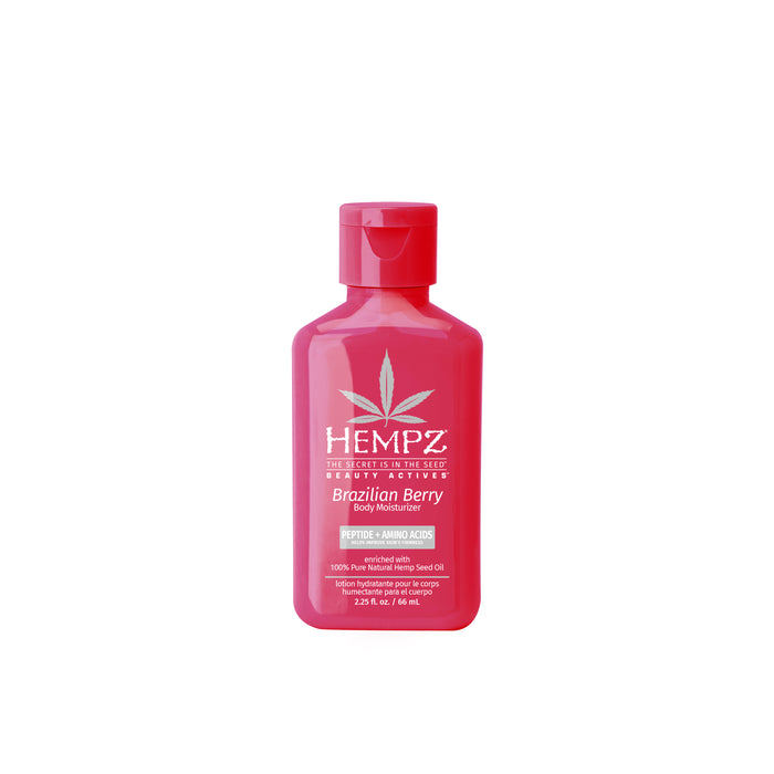 hempz couture Travel-Size Beauty Actives Brazilian Berry Herbal Body Moisturizer with Peptides + Amino Acids