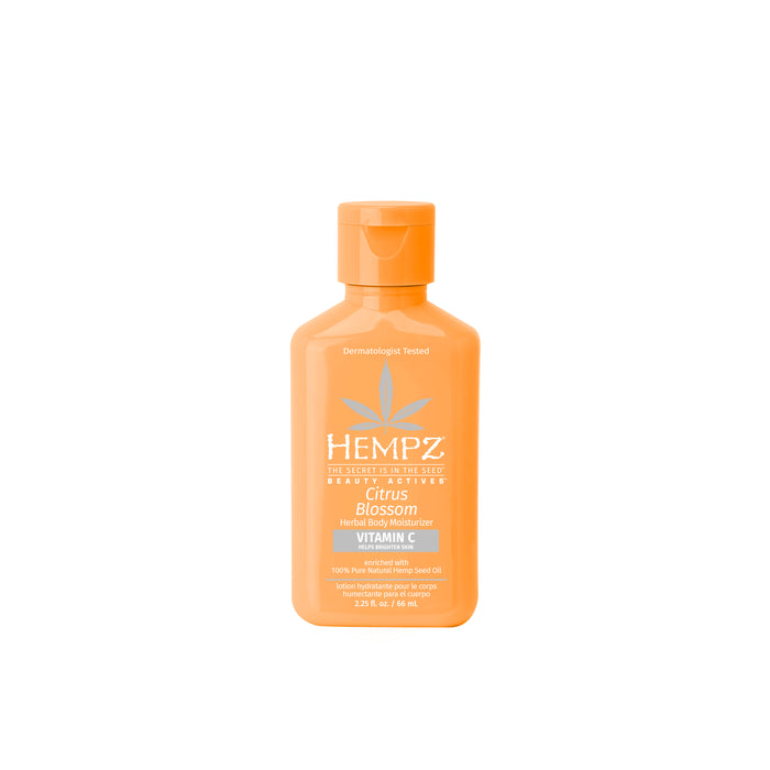 hempz couture Travel-Size Beauty Actives Citrus Blossom Herbal Body Moisturizer with Brightening Vitamin C