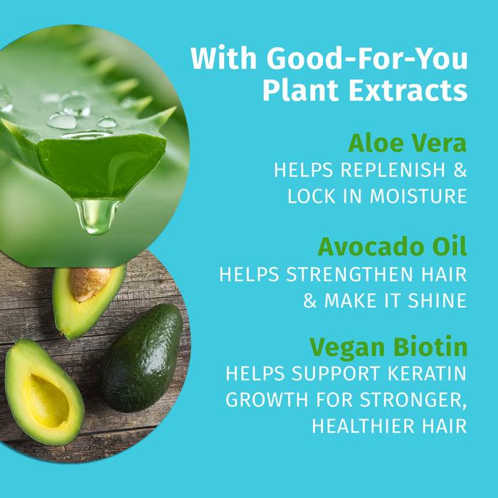 Hempz Couture Travel-Size Original Floral Banana Herbal Conditioner With Vegan Biotin & Aloe Vera For All Hair Types