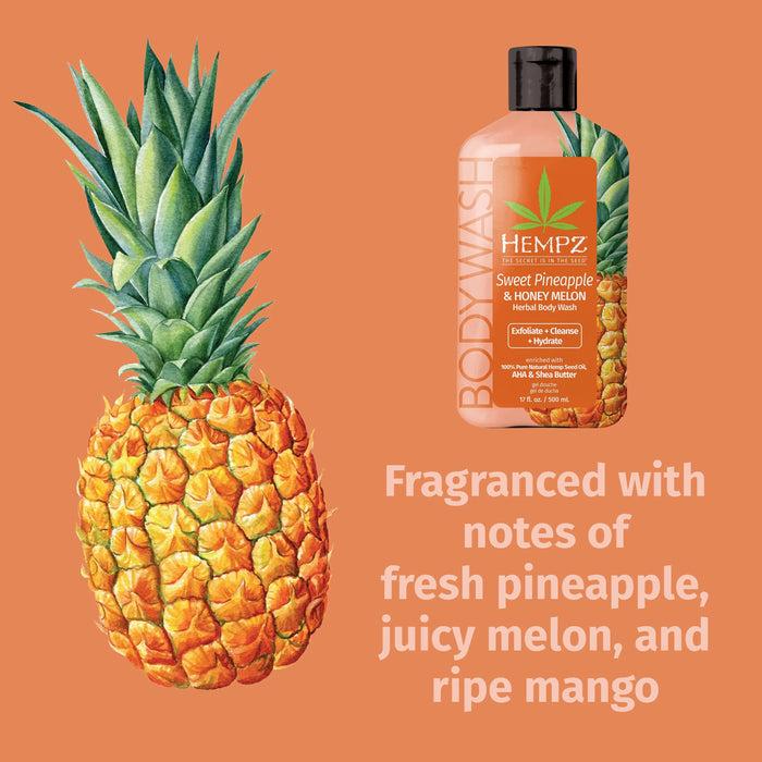 Hempz Couture Travel-Size Sweet Pineapple & Honey Melon Herbal Body Wash