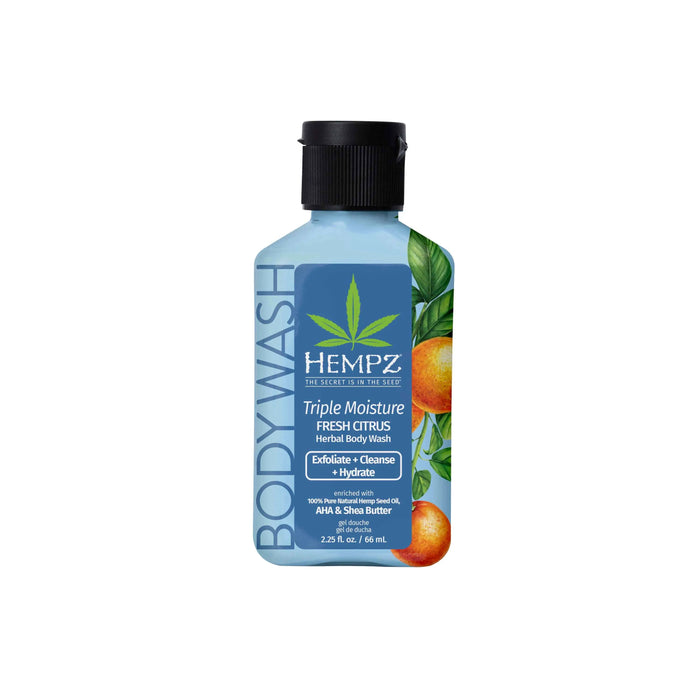 hempz couture Travel-Size Triple Moisture Fresh Citrus Herbal Body Wash