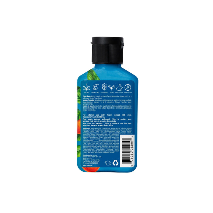 Hempz Couture Travel-Size Triple Moisture Fresh Citrus Herbal Conditioner With Vegan Biotin & Shea Butter For Dry/Damaged Hair