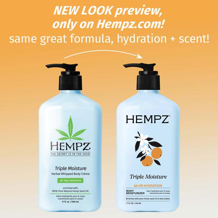 Hempz Couture Triple Moisture Body Moisturizer With Fresh Citrus Scent