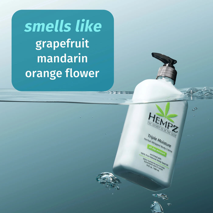 Hempz Couture Triple Moisture Body Moisturizer With Fresh Citrus Scent