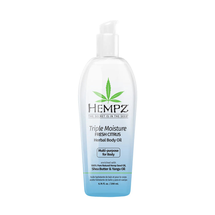 hempz couture Triple Moisture Fresh Citrus Multi-Purpose Herbal Body Oil