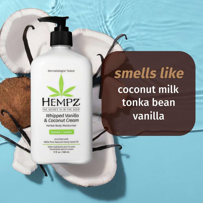 Hempz Couture Whipped Vanilla & Coconut Cream Body Moisturizer