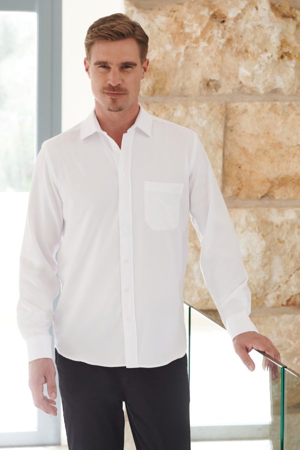 henbury H590 MEN’S WICKING ANTI-BAC QUICK DRY L/S SHIRT