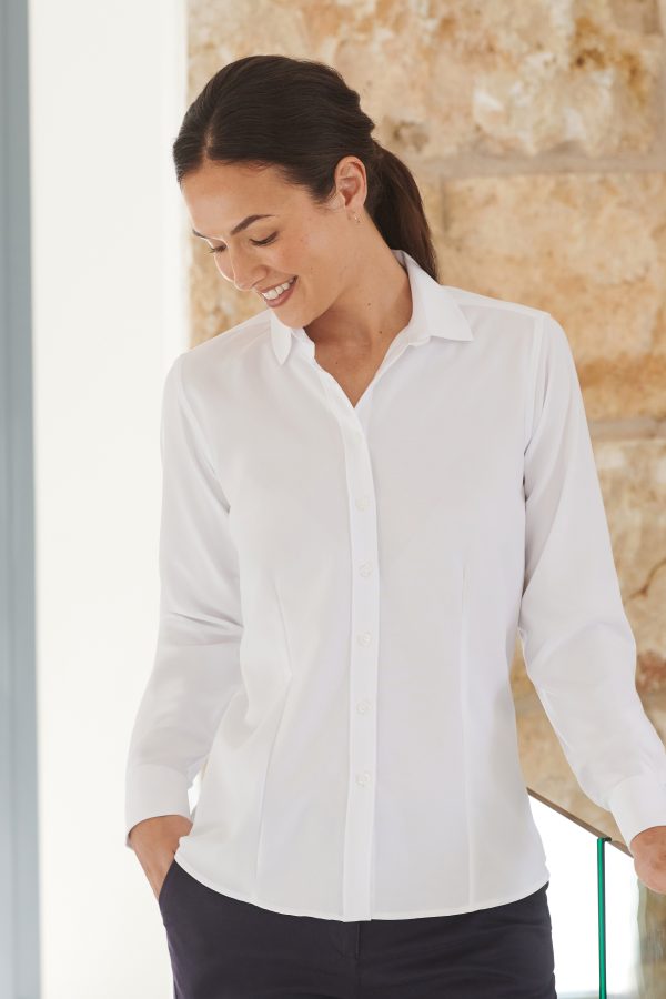 henbury H591 LADIES’ WICKING ANTI-BAC QUICK DRY L/S SHIRT