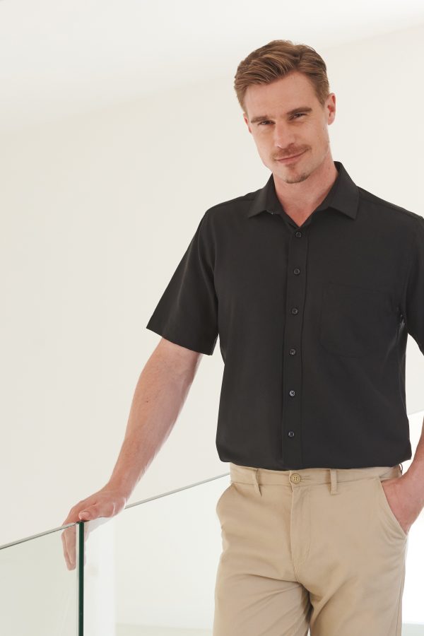 henbury H595 MEN’S WICKING ANTI-BAC QUICK DRY S/S SHIRT