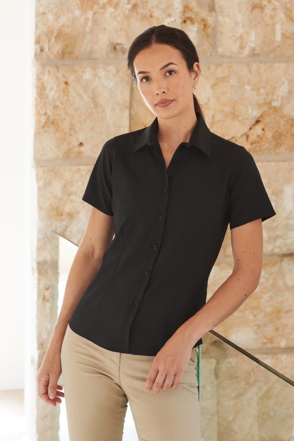 henbury H596 LADIES’ WICKING ANTI-BAC QUICK DRY S/S SHIRT