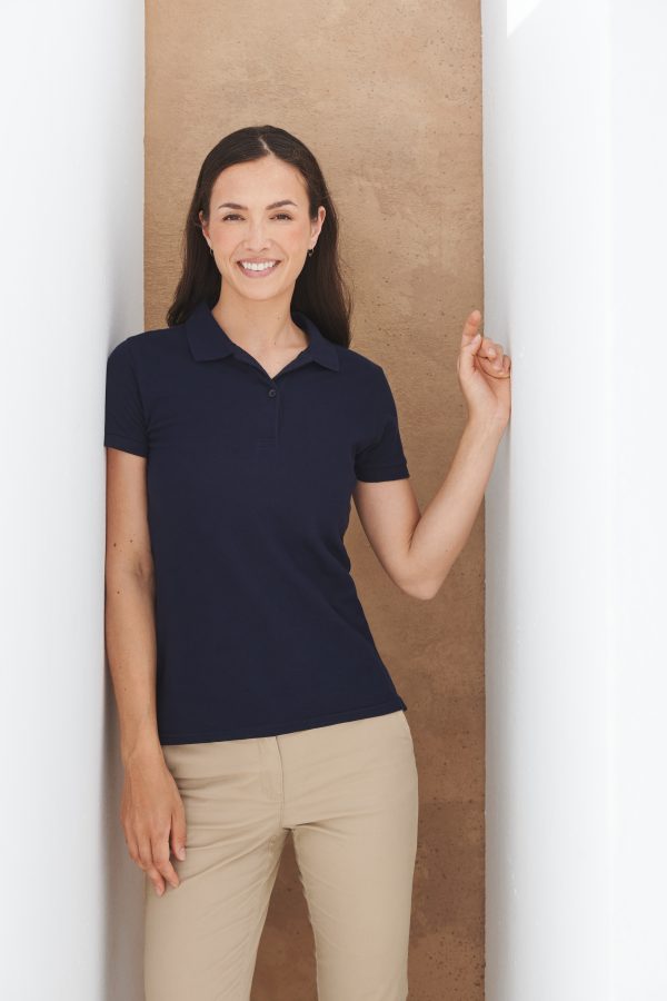Henbury H102 LADIES’ MICRO-FINE PIQUE POLO