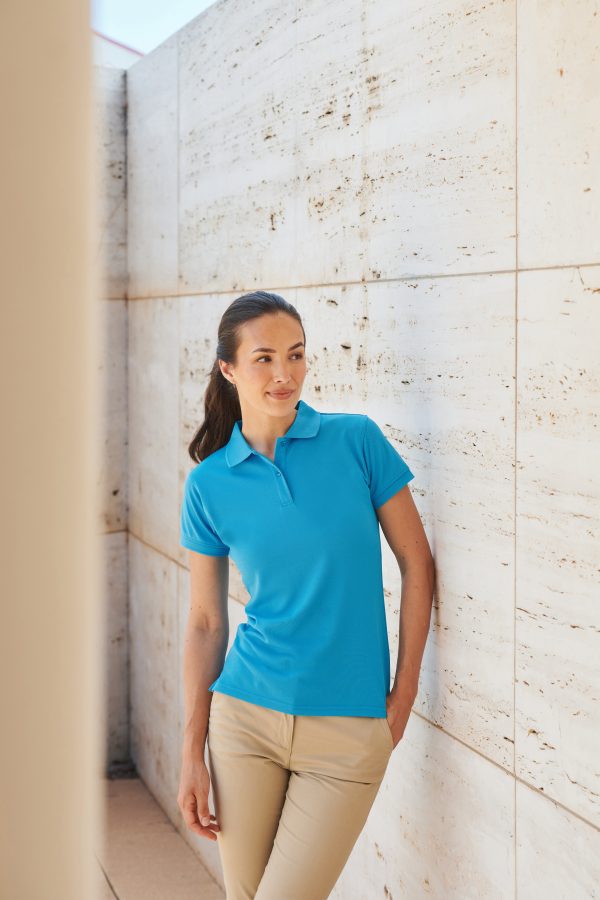 Henbury H476 LADIES’ COOLPLUS POLO SHIRT