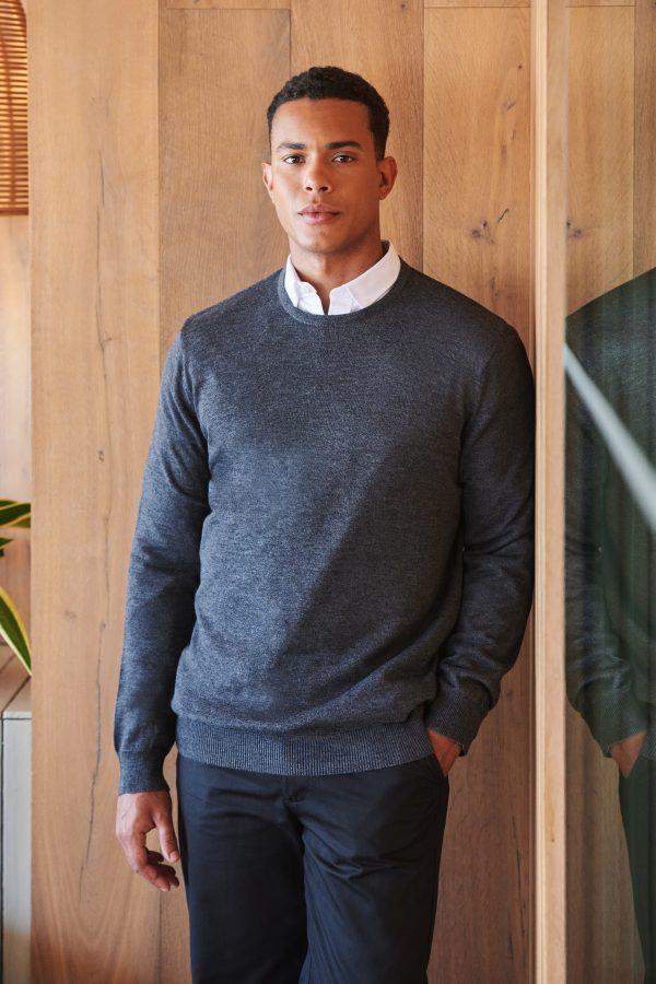 henbury H725 MEN’S CREW NECK JUMPER