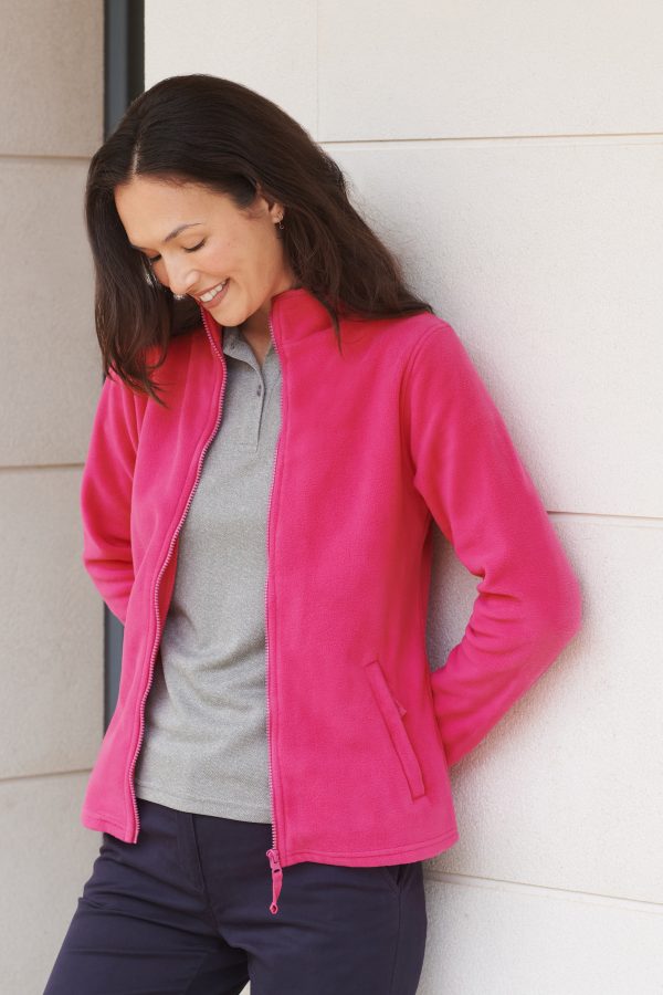 Henbury H851 LADIES’ MICROFLEECE JACKET