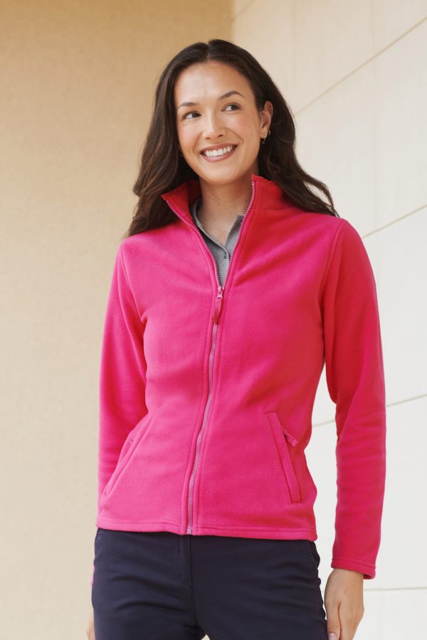 henbury H851 LADIES’ MICROFLEECE JACKET