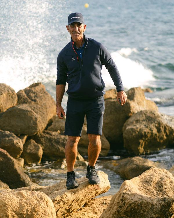 Henri Lloyd Aktiv Stretch 1/2 Zip - Victoria Blue