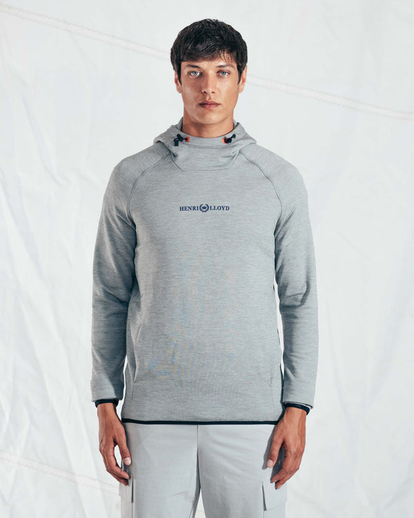 Henri Lloyd Aktiv Stretch Logo Hood - Grey Marl