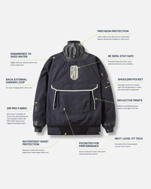 Henri Lloyd Elite Offshore Dry Top - Power Orange