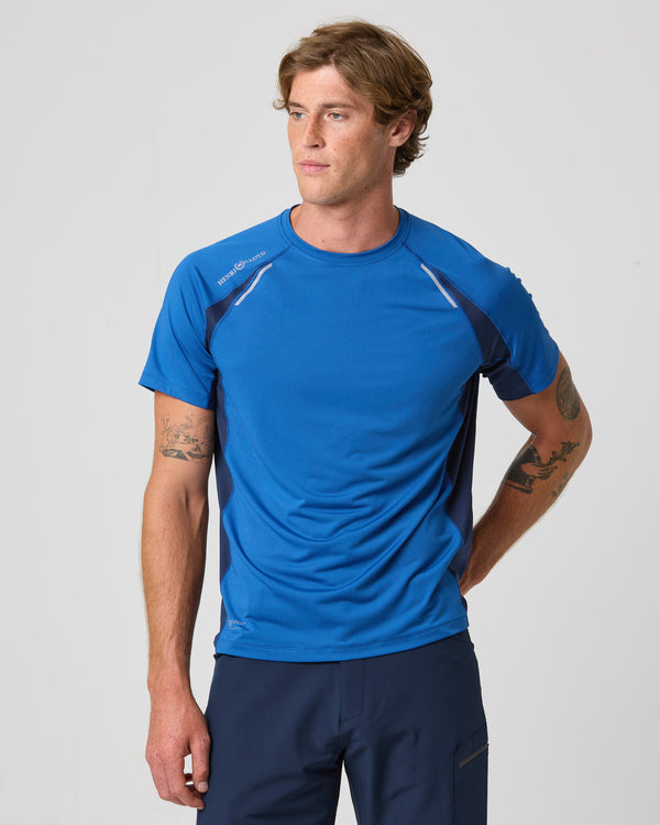 Henri Lloyd Men's Dynamic Dri Fast Tee - Cygnet Blue