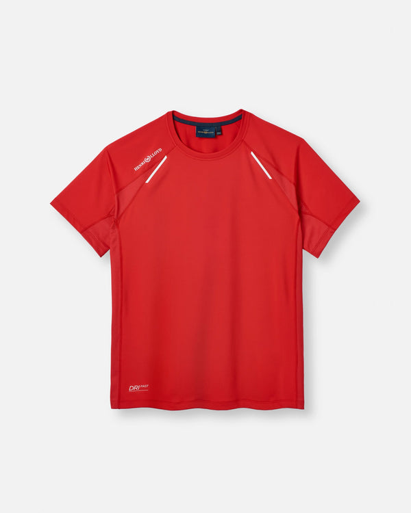 henri lloyd Men's Dynamic Dri Fast Tee - Red