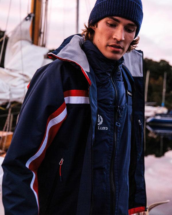 Henri Lloyd Men's Sail Jacket - Navy Blue