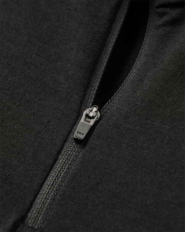 Henri Lloyd Merino 200 Zip Top - Black