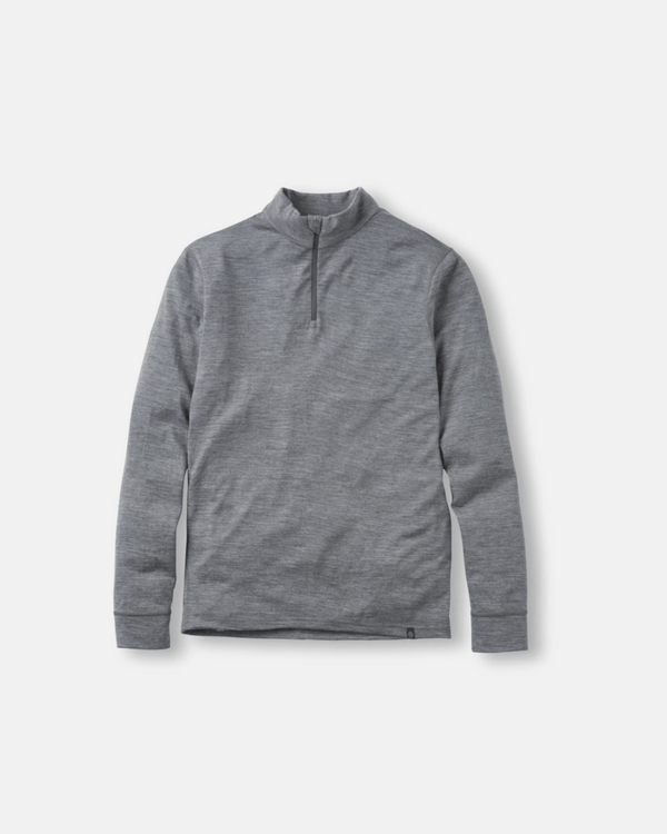 henri lloyd Merino 200 Zip Top - Grey