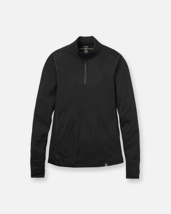henri lloyd Merino 200 Zip Top wmn - Black