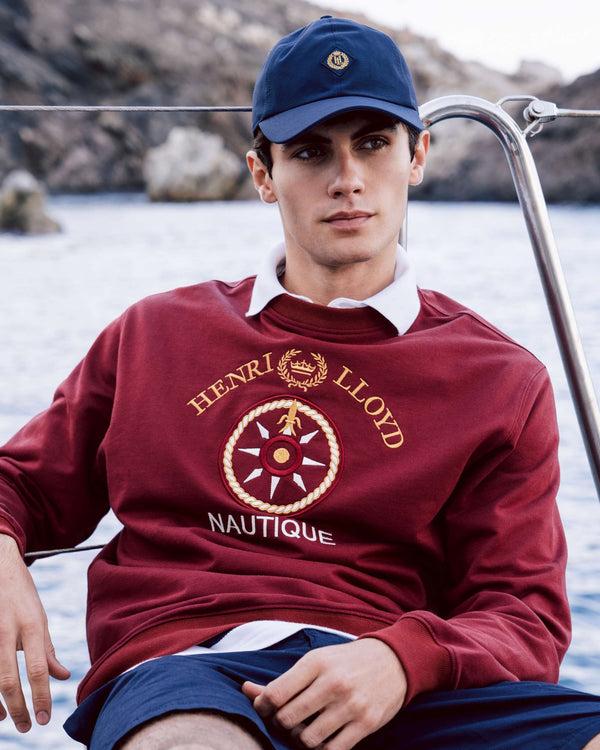 Henri Lloyd Nautique Crew Neck Sweat - Freo Red