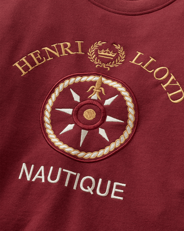 Henri Lloyd Nautique Crew Neck Sweat - Freo Red
