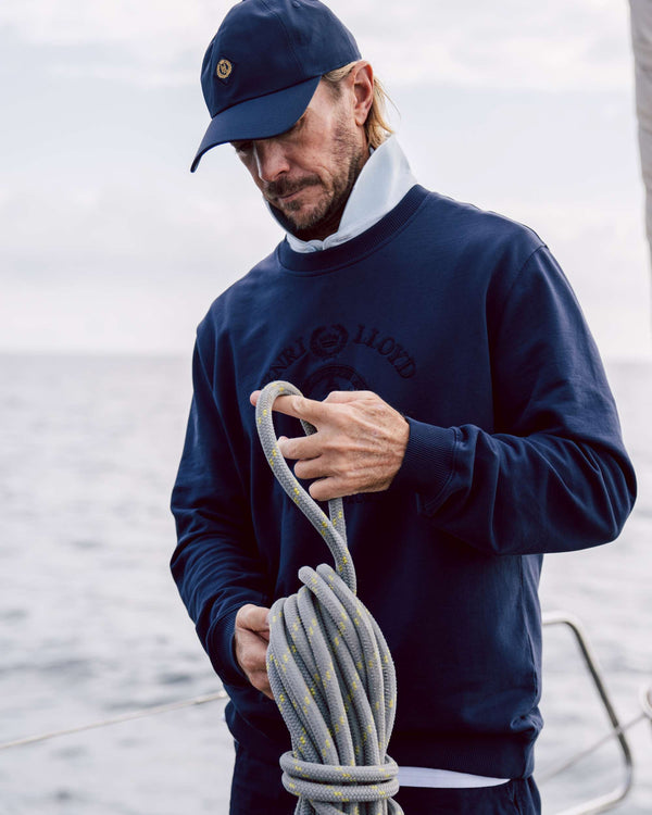 Henri Lloyd Nautique Crew Neck Sweat - Navy Blue