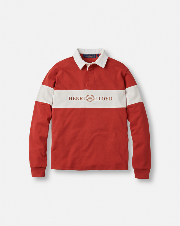 henri lloyd Voyager Rugby Shirt - Freo Red