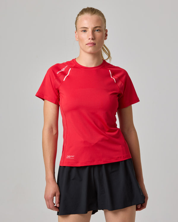 Henri Lloyd Women's Dynamic Dri Fast Tee - Red
