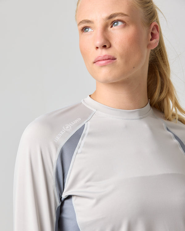 Henri Lloyd Women's Dynamic Dri Fast Long Sleeve Tee - Ice