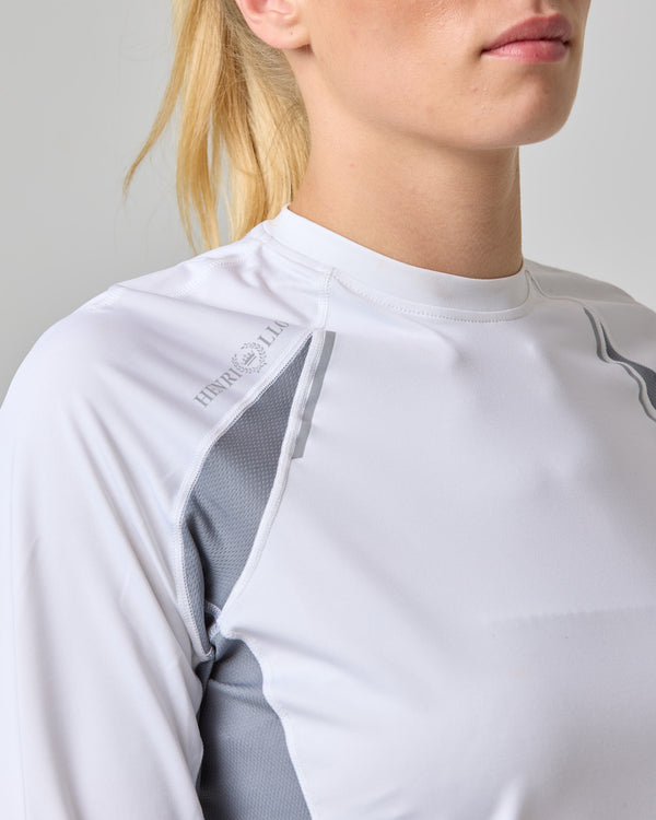 Henri Lloyd Women's Dynamic Dri Fast Long Sleeve Tee - White