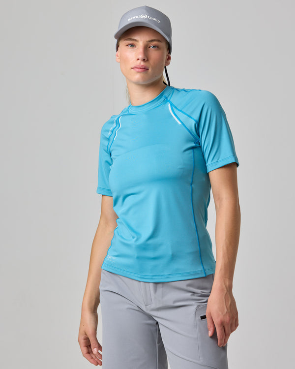 Henri Lloyd Women's Dynamic Dri Fast Tee - Caribbean Sea