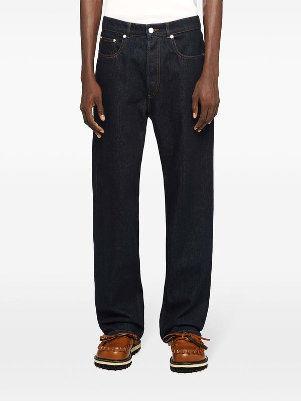 Henrik Vibskov 5 Pocket Straight Leg Trousers - Indigo