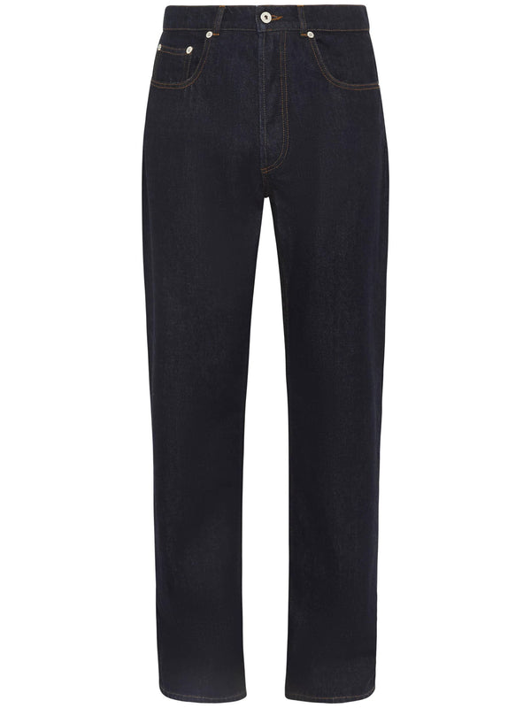 henrik vibskov 5 Pocket Straight Leg Trousers - Indigo