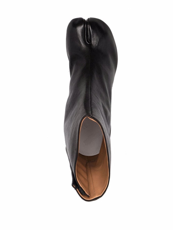 Henrik Vibskov 60mm Vintage Leather Tabi Boot - Black