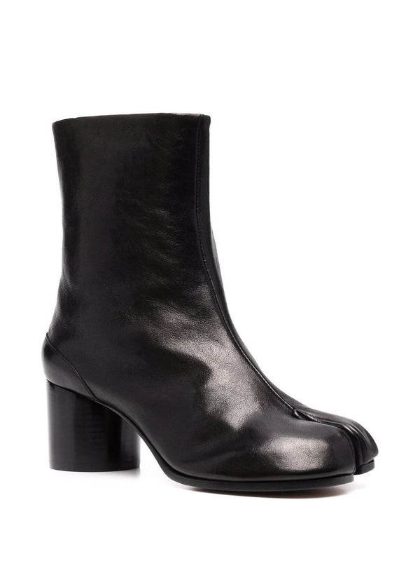 Henrik Vibskov 60mm Vintage Leather Tabi Boot - Black