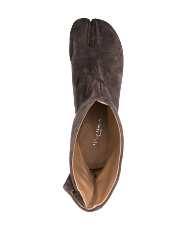 Henrik Vibskov 60mm Vintage Leather Tabi Boot - Dark Brown