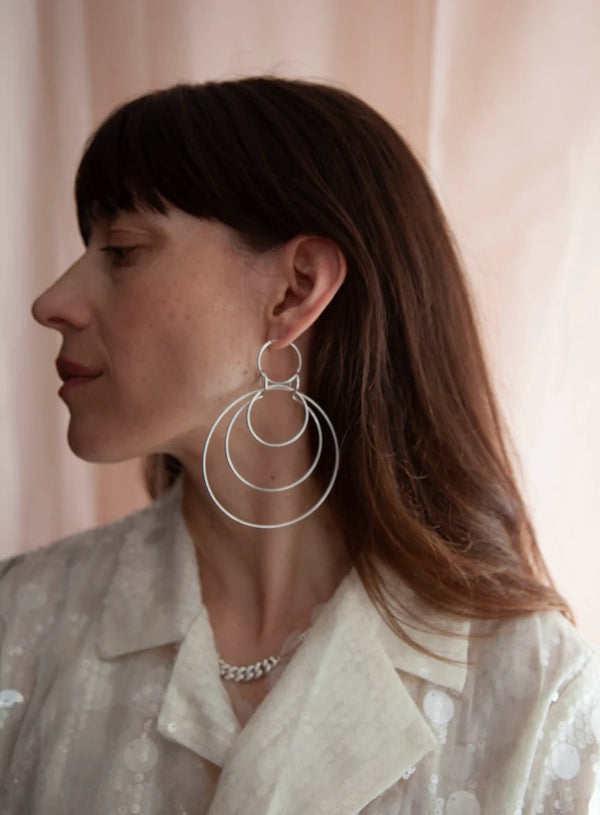 Henrik Vibskov Anna 3-in-1 Hoop Large - Sterling Silver